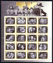 Early TV Memories Mint Sheet of 20 Stamps United States , 2009